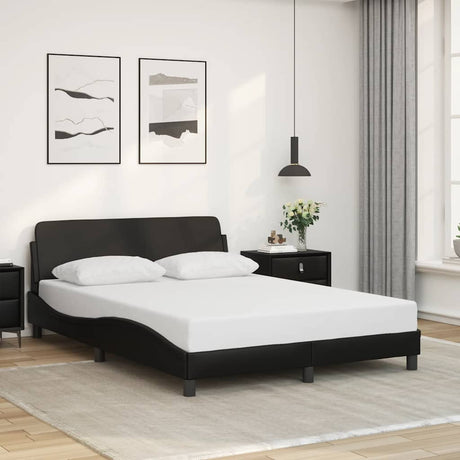 Vidaxl bedframe dover kunstleer zwart 140x200 cm