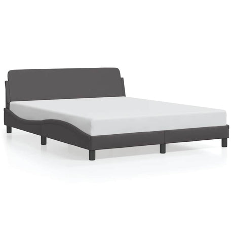 Vidaxl bedframe dover kunstleer grijs 160x200 cm