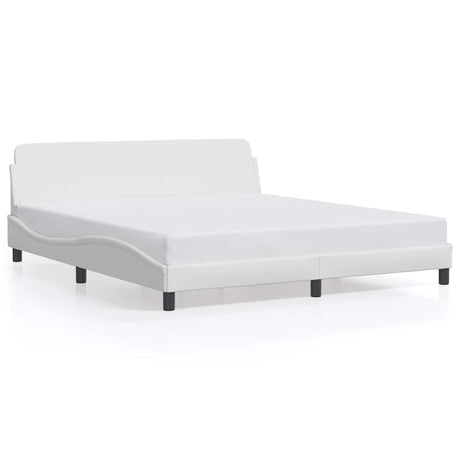 Vidaxl bedframe dover kunstleer wit 180x200 cm