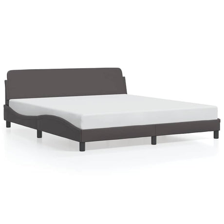 Vidaxl bedframe dover kunstleer grijs 180x200 cm