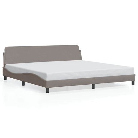 Vidaxl bedframe dover stof taupe 200x200 cm