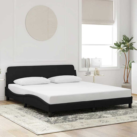 Vidaxl bedframe dover zwart 180x200 cm fluweel