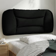 Vidaxl hoofdbordkussen hvar 90 cm stof zwart