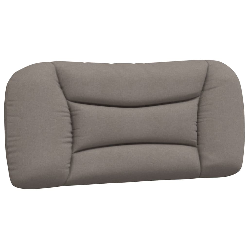 Vidaxl hoofdbordkussen hvar 90 cm stof taupe