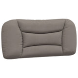 Vidaxl hoofdbordkussen hvar 90 cm stof taupe