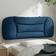 Vidaxl hoofdbordkussen hvar 100 cm stof blauw