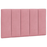 Vidaxl hoofdbordkussen hanko 90 cm fluweel roze
