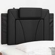 Vidaxl hoofdbordkussen viana 80 cm kunstleer zwart