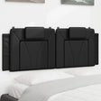 Vidaxl hoofdbordkussen viana 152 cm kunstleer zwart
