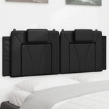 Vidaxl hoofdbordkussen viana 152 cm kunstleer zwart