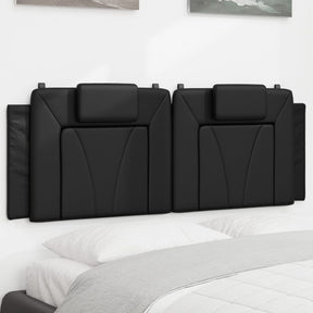 Vidaxl hoofdbordkussen viana 152 cm kunstleer zwart