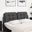 Vidaxl hoofdbordkussen zadar 120 cm kunstleer zwart