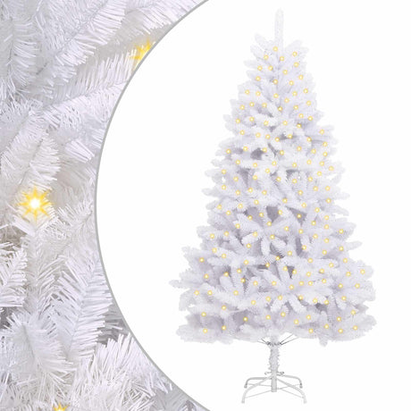 Vidaxl kunstkerstboom met 300 led wit 270 cm pvc en metaal