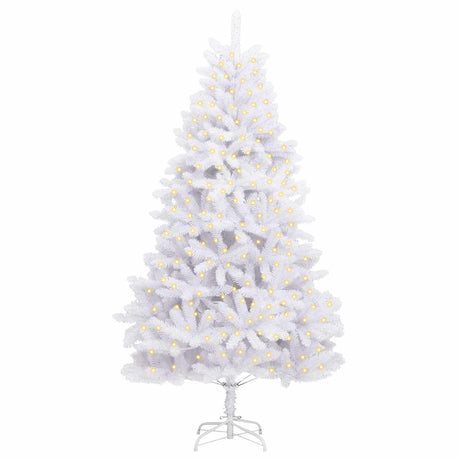 Vidaxl kunstkerstboom met 300 led wit 270 cm pvc en metaal