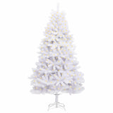 Vidaxl kunstkerstboom met 300 led wit 300 cm pvc en metaal