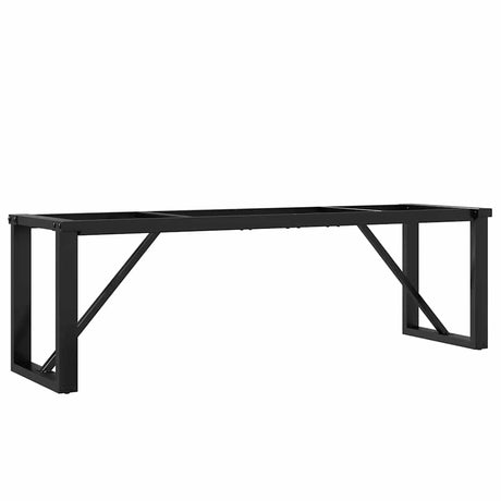 Vidaxl salontafelpoten o-frame 140x30x43 cm staal