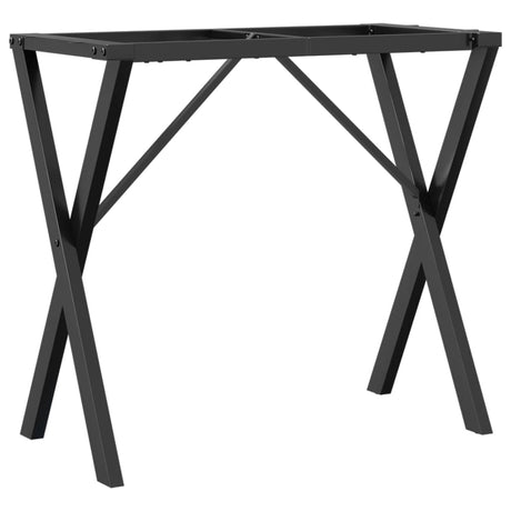 Vidaxl eettafelpoten x-frame 80x40x73 cm staal
