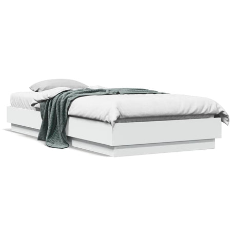 Vidaxl bedframe bewerkt hout wit 100x200 cm