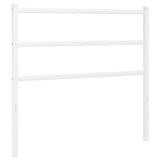 Vidaxl vervangend hoofdbord 100 cm metaal wit