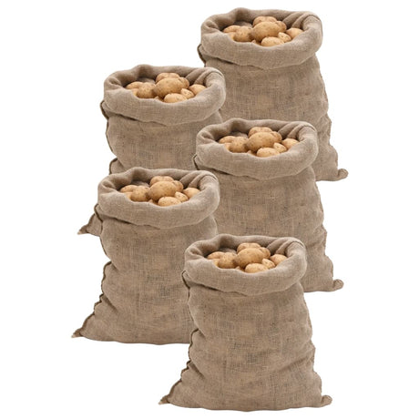Vidaxx juteposer 5 stk 60x105 cm 100% jute 220 g m²