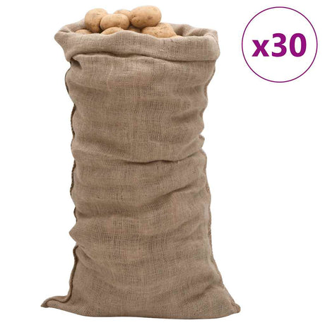 Vidaxx juteposer 30 stk 220 g m² 65x135 cm 100% jute