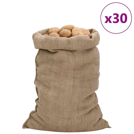 VidaXL juteposer 30 stk 340 g m² 60x105 cm 100% jute