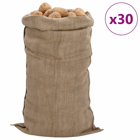 Vidaxx juteposer 30 stk 340 g m² 65x135 cm 100% jute