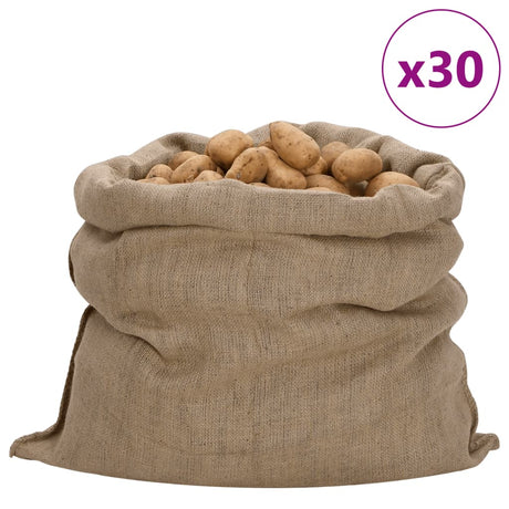VidaXL juteposer 30 stk 340 g m² 100x110 cm 100% jute