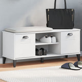 Vidaxx skobænk viken 106x35x45 cm konstrueret træ hvid