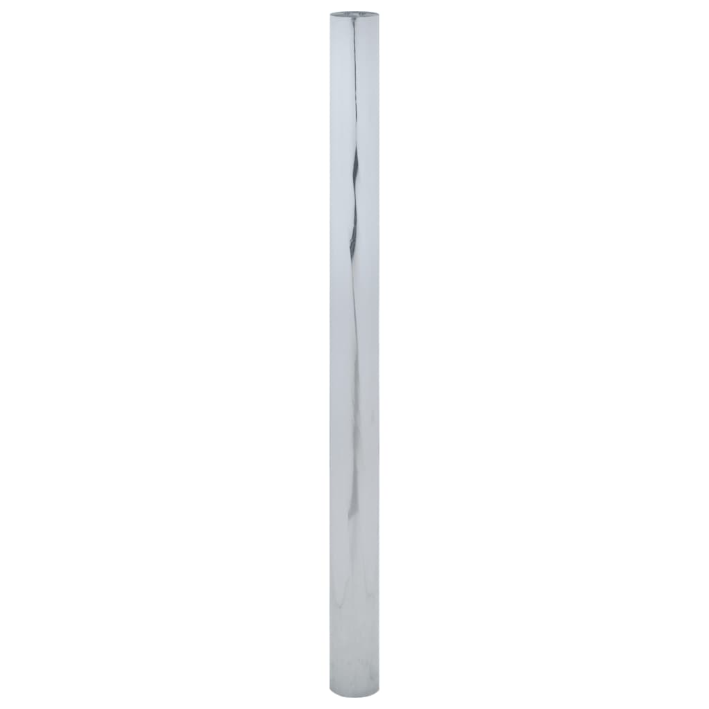 Vidaxx solfolie statisk reflekterende 45x2000 cm PVC sølvfarvet