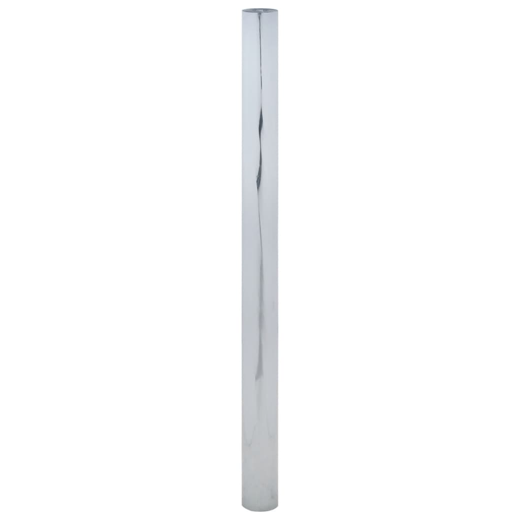 Vidaxx solfolie statisk reflekterende 90x2000 cm PVC sølvfarvet