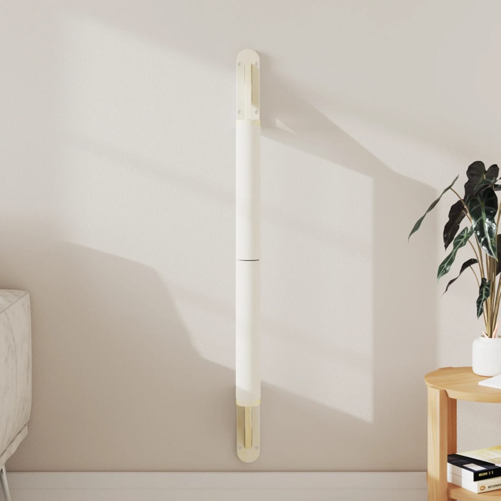 Vidaxl kattekradsestolpe vægmonteret 109 cm sisal