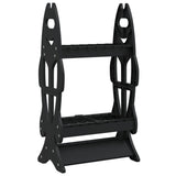 Vidaxl Fishing Rack for 16 Rods Black