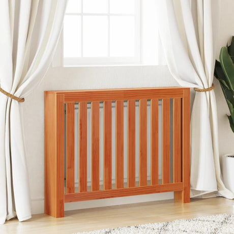 Vidaxl Radiatorom Construction 108.5x19x84 cm Solid fyrretræbrun