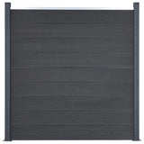 VidaXL Hegnspanelsæt 526x186 cm HKC grå
