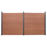 VidaXL Hegnspanelsæt 353x186 cm HKC brun