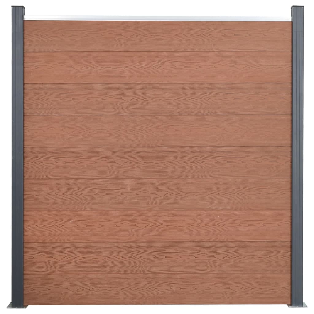 VidaXL Hegnspanelsæt 353x186 cm HKC brun