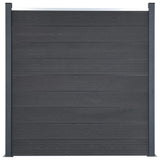 VidaXL Hegnspanelsæt 353x186 cm HKC grå