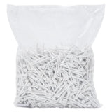 Vidaxl 1000 St Wavtes 83 mm bambus hvid