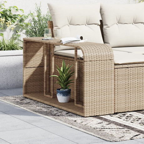 VidaXL opbevaringshylder 2 stk polyrattan beige