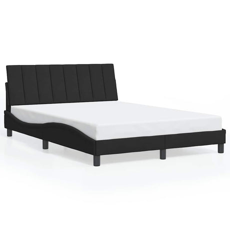 Vidaxl bedframe zonder matras hanko 140x200 cm fluweel zwart