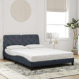 Vidaxl bedframe zonder matras 120x200 cm fluweel donkergrijs