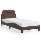 Vidaxl bedframe viana zonder matras kunstleer bruin 80x200 cm