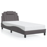 Vidaxl bedframe viana zonder matras kunstleer grijs 80x200 cm