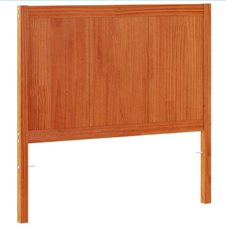 Vidaxl hoofdbord 100 cm massief grenenhout wasbruin