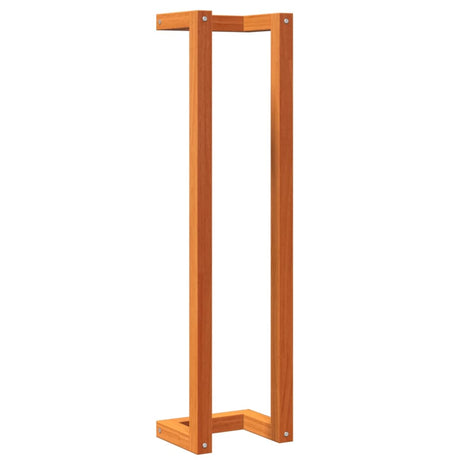 Vidaxl håndklædeholder 23x18x90 cm Solid fyrretræbrun
