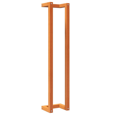Vidaxl håndklædeholder 23x18x110 cm Solid fyrretræbrun