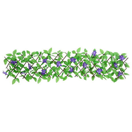 Vidaxx kunstig efeuplante på espalier, der kan forlænges 180x20 cm grøn