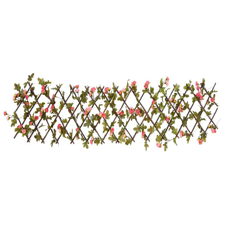 Vidaxx kunstig plante efeu espalier 5 stk udtrækbar 180x20 cm mørk pink