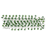 Vidaxx kunstig plante drueblad på udtrækbart espalier 190x60 cm grøn